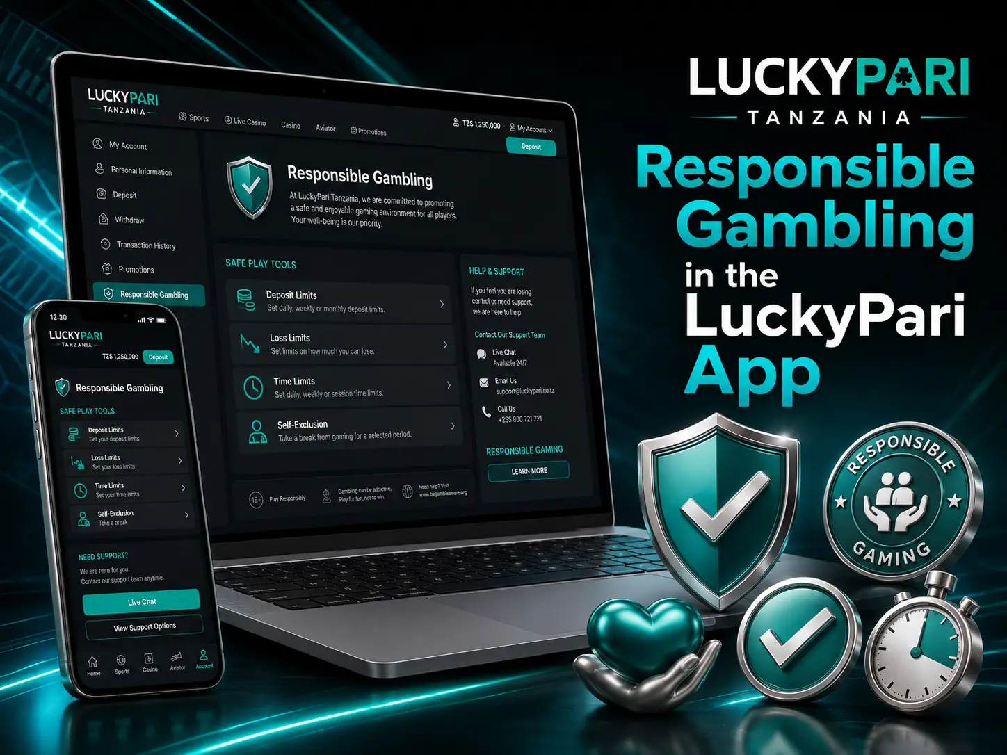 Responsible Gambling in the LuckyPari App