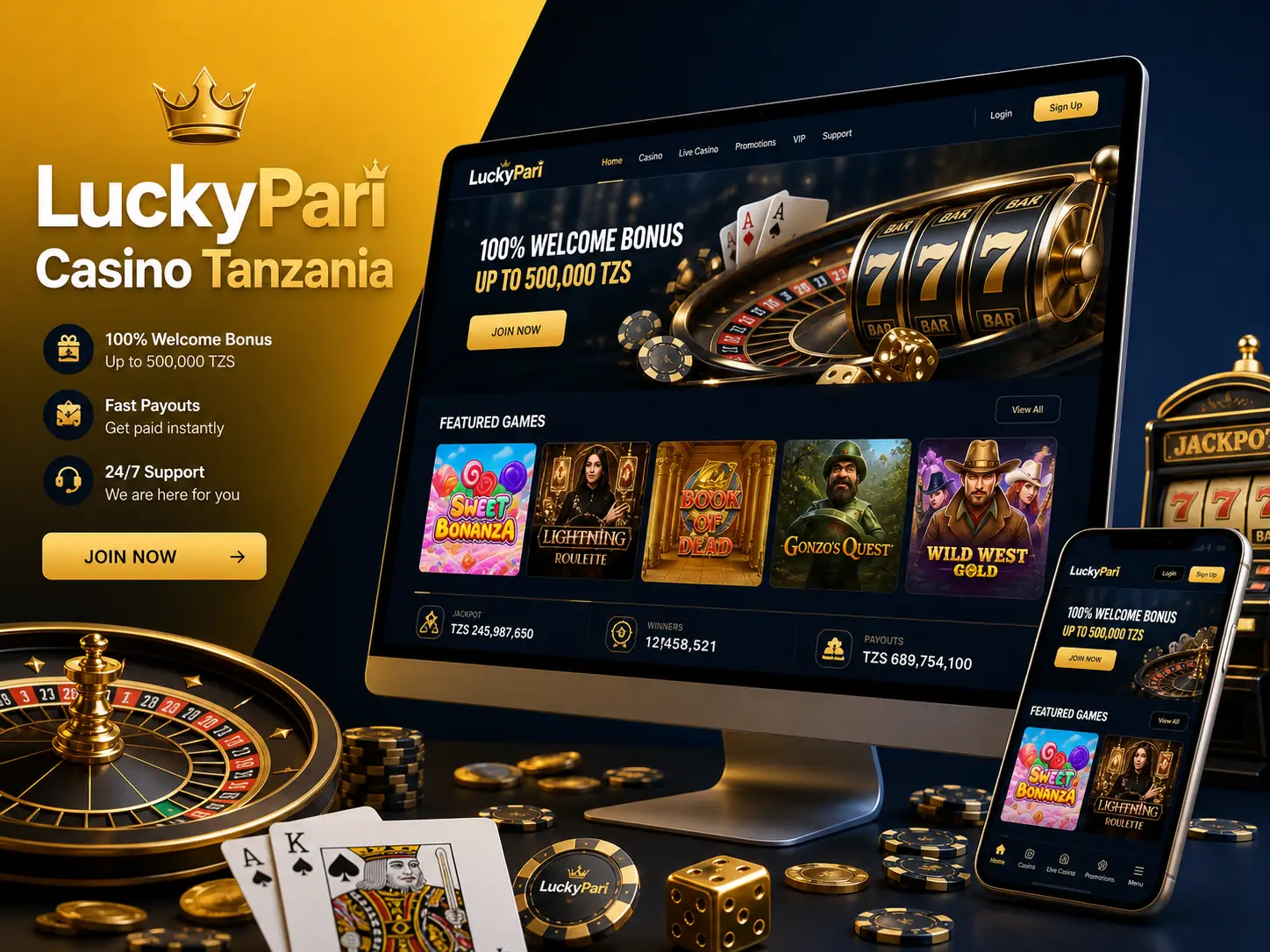 Casino LuckyPari in Tanzania