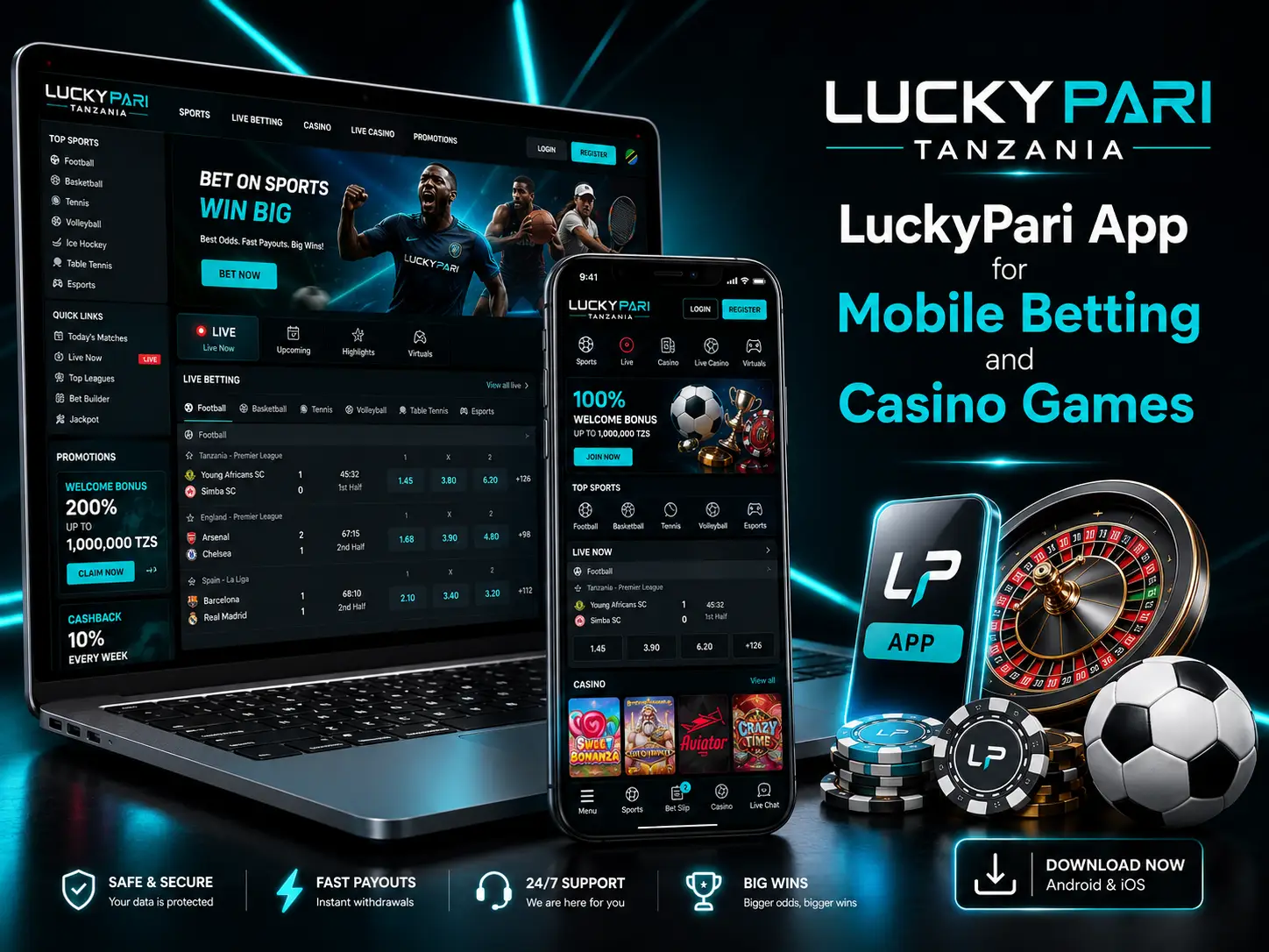 LuckyPari App for Mobile Betting and Casino Games
