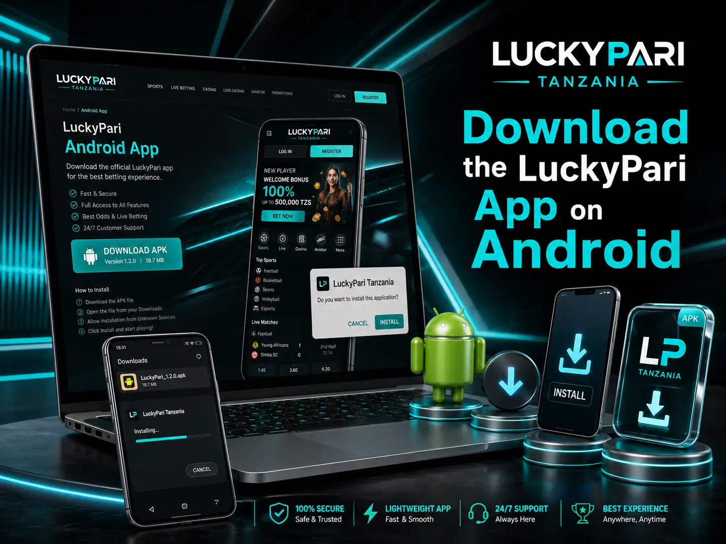 How to Download the LuckyPari App on Android