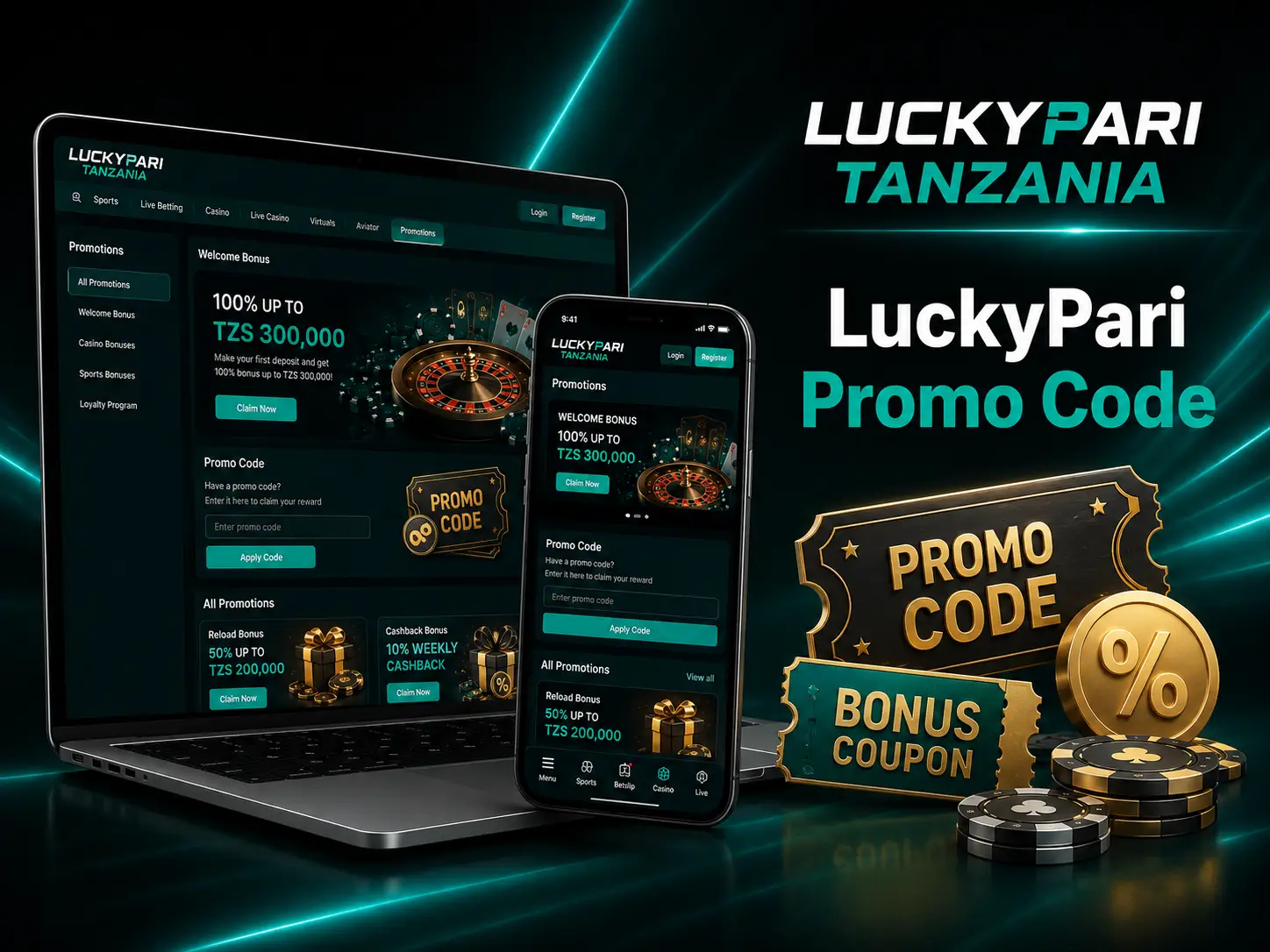 LuckyPari Promo Code