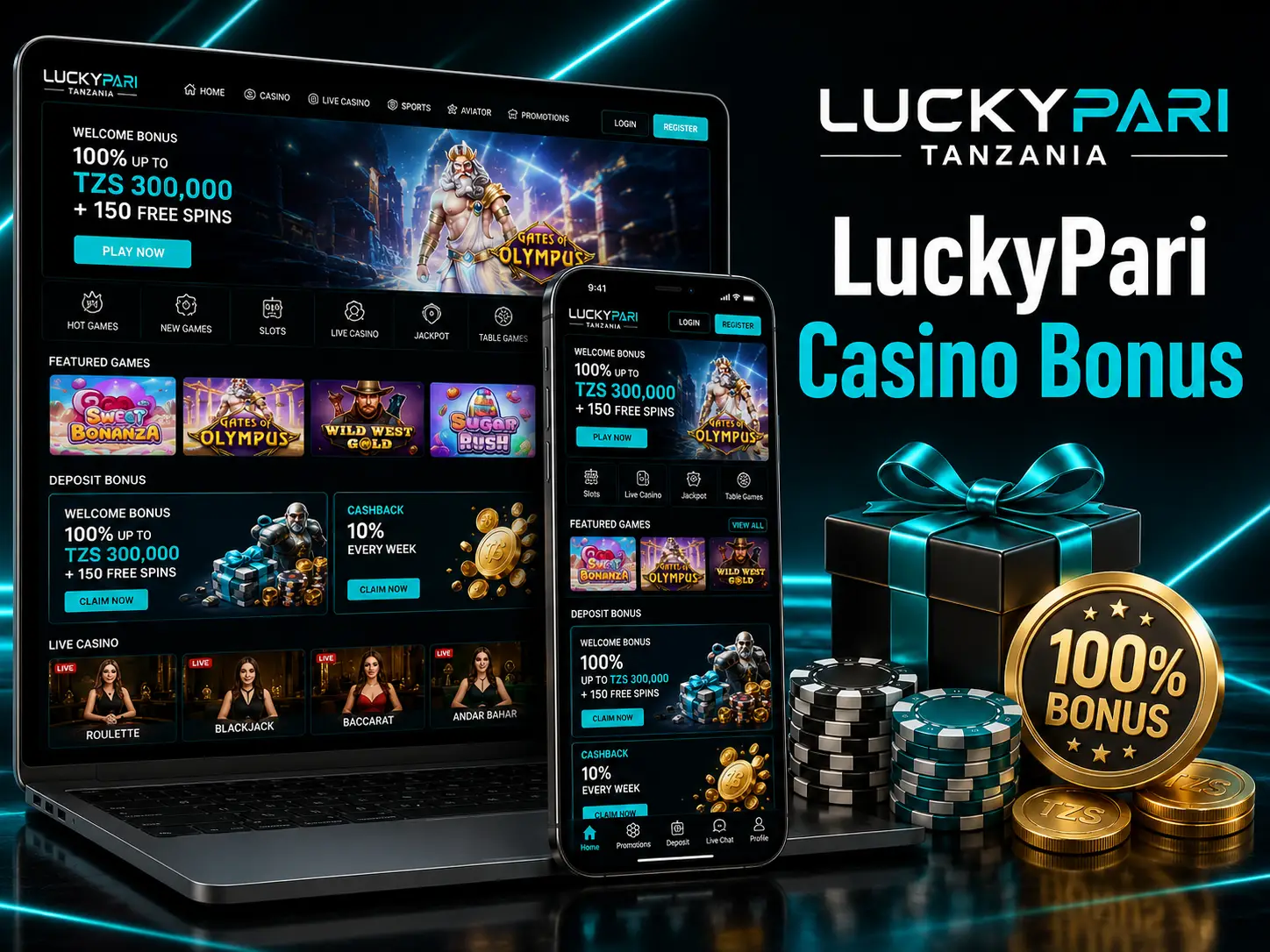 LuckyPari Casino Bonus