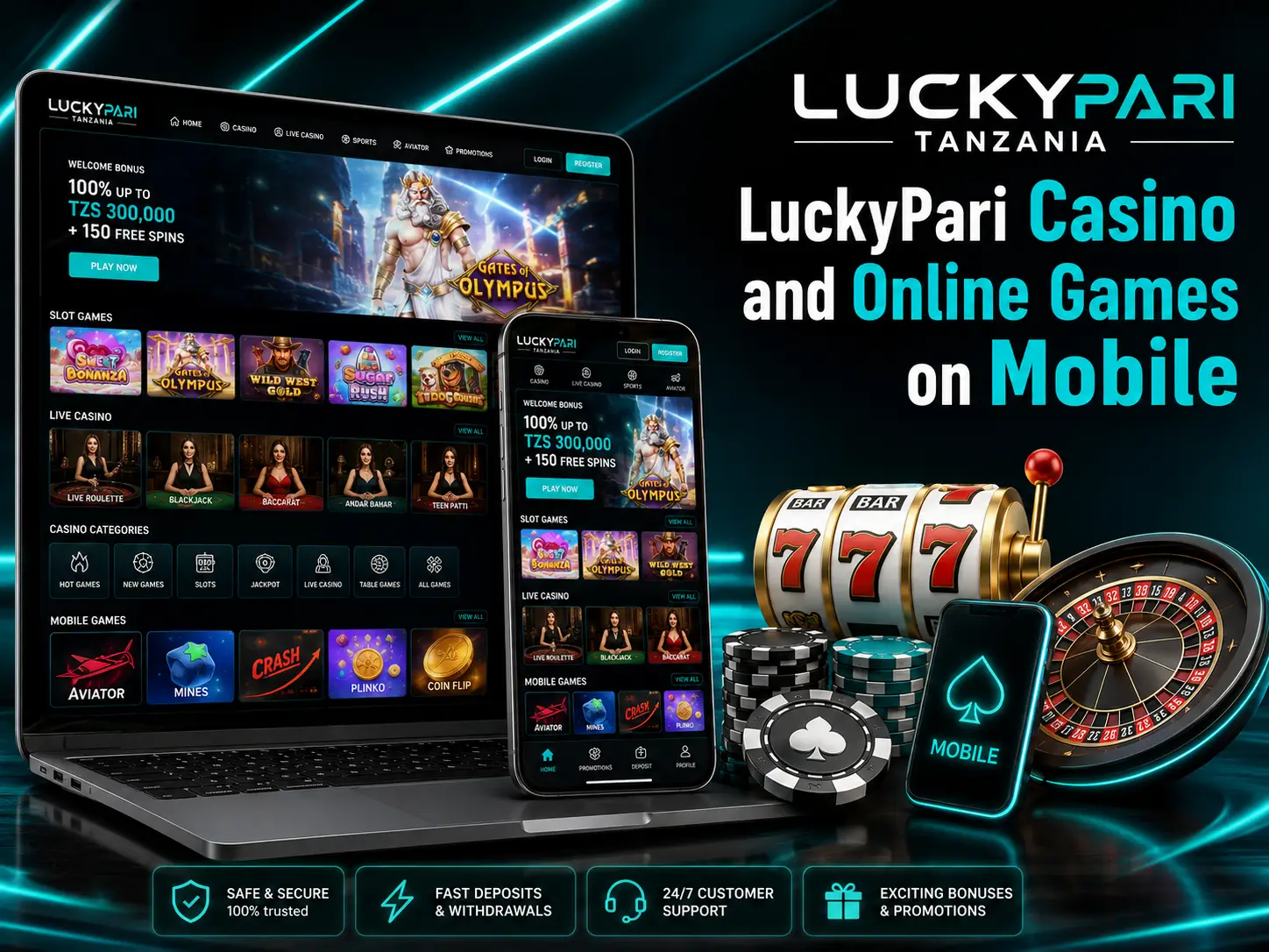 LuckyPari Casino and Online Games on Mobile