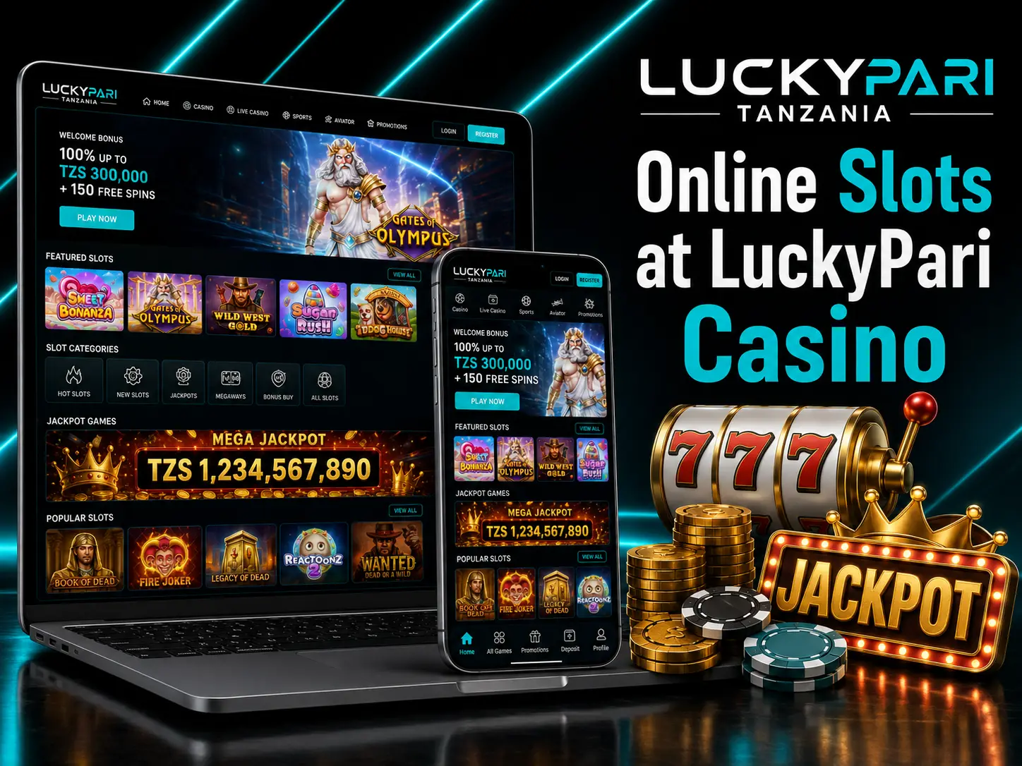 Online Slots at LuckyPari Casino