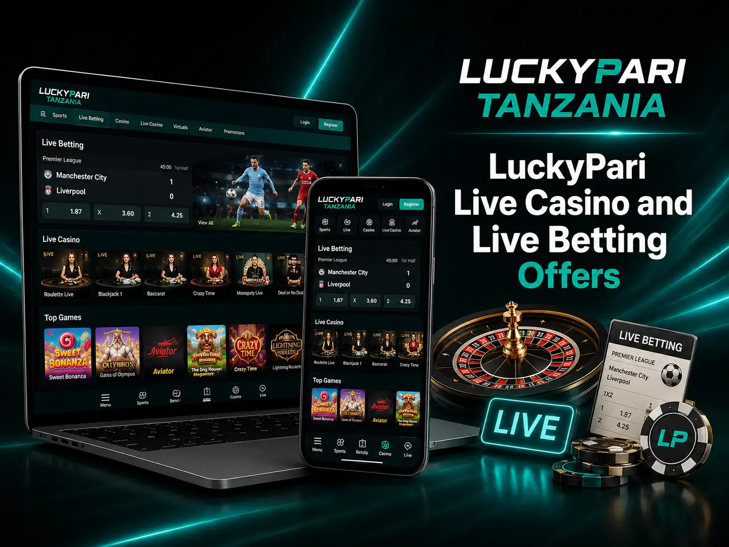 LuckyPari Live Casino and Live Betting Offers