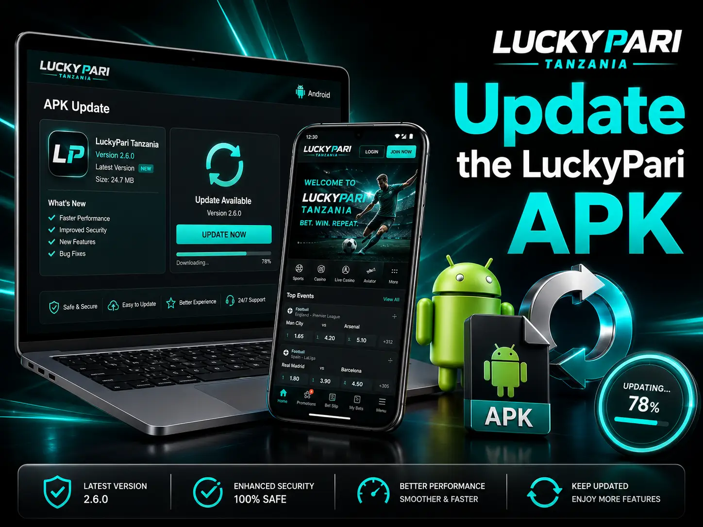 How to Update the LuckyPari APK